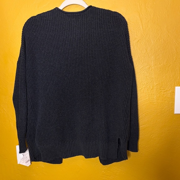 Universal Thread NWT Dark Grey/Slate Blue Knit Cardigan SIZE MEDIUM - Picture 5 of 5